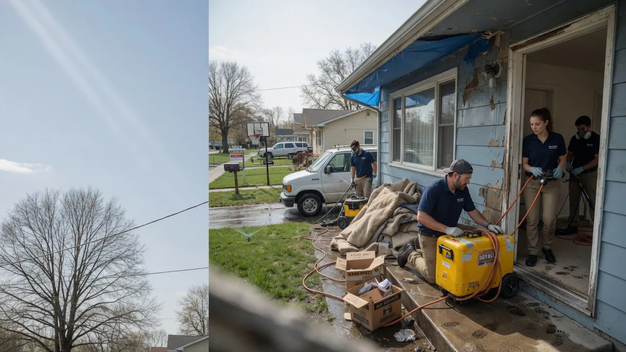 Basement Flood Cleanup in Phillipsburg, KS near me